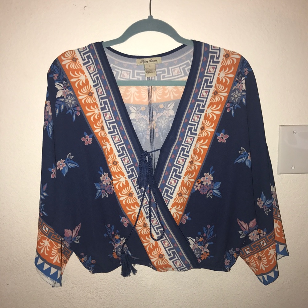 super cute wrap top